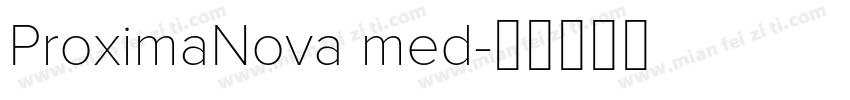 ProximaNova med字体转换